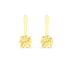 Load image into Gallery viewer, Fancy Color Lab 2 Ct Round Cut Earring Jacket