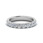 Load image into Gallery viewer, 0.25 - 5 Carat Round Cut Lab Grown Eternity Wedding Band For Women 14k Gold
