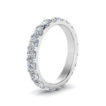 Load image into Gallery viewer, 0.25 - 5 Carat Round Cut Lab Grown Eternity Wedding Band For Women 14k Gold
