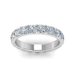 Load image into Gallery viewer, 0.25 - 5 Carat Round Cut Lab Grown Eternity Wedding Band For Women 14k Gold
