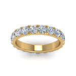 Load image into Gallery viewer, 0.25 - 5 Carat Round Cut Lab Grown Eternity Wedding Band For Women 14k Gold
