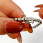 Load image into Gallery viewer, Four Prong Round Lab Diamond Tennis Bracelet
