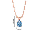 Load image into Gallery viewer, Color Lab Fancy Pear Shaped Diamond Solitaire Pendant