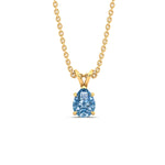 Load image into Gallery viewer, Color Lab Fancy Pear Shaped Diamond Solitaire Pendant