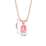 Load image into Gallery viewer, Color Lab Fancy Pear Shaped Diamond Solitaire Pendant