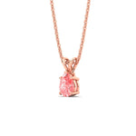 Load image into Gallery viewer, Color Lab Fancy Pear Shaped Diamond Solitaire Pendant