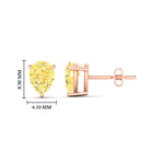 Load image into Gallery viewer, 2-carat-vivid-yellow-pear-cut-3-prong-earring-in-rose-gold-fdear10411peyellowangle2-2.00ct-nl-rg-hw.jpg