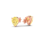 Load image into Gallery viewer, 2-carat-vivid-yellow-pear-cut-3-prong-earring-in-rose-gold-fdear10411peyellowangle4-2.00ct-nl-rg.jpg