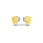 Load image into Gallery viewer, 2-carat-vivid-yellow-pear-cut-3-prong-earring-in-white-gold-fdear10411peyellowangle3-2.00ct-nl-wg.jpg