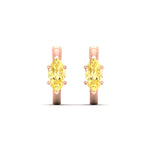 Load image into Gallery viewer, 2-carat-yellow-lab-grown-diamond-marquise-cut-huggie-hoop-earrings-in-rose-gold-fdear11842mqgvyellowangle2-2.00ct-nl-rg.jpg?v=1792995894