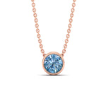 Load image into Gallery viewer, 2-ct-fancy-lab-grown-round-vived-blue-bezel-stone-pendant-in-rose-gold-fdpd10538rogvblueangle1-2.00ct-nl-rg.jpg?v=1785906888