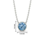 Load image into Gallery viewer, 2-ct-fancy-lab-grown-round-vived-blue-bezel-stone-pendant-in-white-gold-fdpd10538rogvblueangle1-2.00ct-nl-wg-hw.jpg?v=1785906888