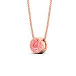 Load image into Gallery viewer, 2-ct-fancy-lab-grown-round-vived-pink-bezel-stone-pendant-in-rose-gold-fdpd10538rogvpinkangle2-2.00ct-nl-rg.jpg?v=1785906888