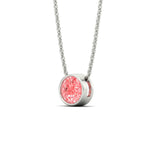 Load image into Gallery viewer, 2-ct-fancy-lab-grown-round-vived-pink-bezel-stone-pendant-in-white-gold-fdpd10538rogvpinkangle2-2.00ct-nl-wg.jpg?v=1785906887