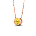 Load image into Gallery viewer, https://www.fascinatingdiamonds.com/cdn/shop/files/2-ct-fancy-lab-grown-round-vived-yellow-bezel-stone-pendant-in-rose-gold-fdpd10538rogvyelloweangle2-2.00ct-nl-rg_480x480.jpg?v=1786098268