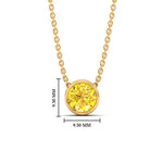 Load image into Gallery viewer, 2-ct-fancy-lab-grown-round-vived-yellow-bezel-stone-pendant-in-yellow-gold-fdpd10538rogvyellowangle1-2.00ct-nl-yg-hw.jpg?v=1785906888