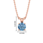 Load image into Gallery viewer, 2-ct-four-prong-fancy-lab-grown-round-vived-blue-stone-pendant-in-rose-gold-fdpd10535rogvblueangle1-2.00ct-nl-rg-hw.jpg?v=1785490828