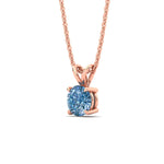 Load image into Gallery viewer, 2-ct-four-prong-fancy-lab-grown-round-vived-blue-stone-pendant-in-rose-gold-fdpd10535rogvblueangle2-2.00ct-nl-rg.jpg?v=1785490828