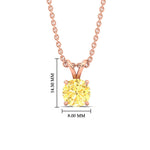 Load image into Gallery viewer, 2-ct-four-prong-fancy-lab-grown-round-vived-yellow-stone-pendant-in-rose-gold-fdpd10535rogvyellowangle1-2.00ct-nl-rg-hw.jpg?v=1785491251