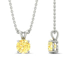 Load image into Gallery viewer, 2-ct-four-prong-fancy-lab-grown-round-vived-yellow-stone-pendant-in-white-gold-fdpd10535rogvyellowangle3-2.00ct-nl-wg.jpg?v=1785491251