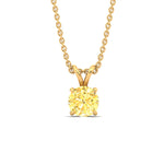 Load image into Gallery viewer, 2-ct-four-prong-fancy-lab-grown-round-vived-yellow-stone-pendant-in-yellow-gold-fdpd10535rogvyellowangle1-2.00ct-nl-yg.jpg?v=1785491251