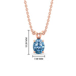 Load image into Gallery viewer, 2-ct-oval-shaped-fancy-lab-grown-vived-blue-stone-pendant-in-rose-gold-fdpd8469ovgvblueangle1-2.00ct-nl-rg-hw.jpg