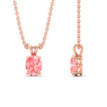 Load image into Gallery viewer, 2-ct-oval-shaped-fancy-lab-grown-vived-pink-stone-pendant-in-rose-gold-fdpd8469ovgvpinkangle3-2.00ct-nl-rg.jpg