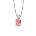 Load image into Gallery viewer, 2-ct-oval-shaped-fancy-lab-grown-vived-pink-stone-pendant-in-white-gold-fdpd8469ovgvpinkangle2-2.00ct-nl-wg.jpg