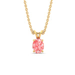 Load image into Gallery viewer, 2-ct-oval-shaped-fancy-lab-grown-vived-pink-stone-pendant-in-yellow-gold-fdpd8469ovgvpinkangle1-2.00ct-nl-yg.jpg