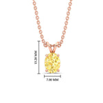 Load image into Gallery viewer, 2-ct-oval-shaped-fancy-lab-grown-vived-yellow-stone-pendant-in-rose-gold-fdpd8469ovgvyellowangle1-2.00ct-nl-rg-hw.jpg