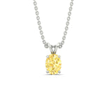 Load image into Gallery viewer, 2-ct-oval-shaped-fancy-lab-grown-vived-yellow-stone-pendant-in-white-gold-fdpd8469ovgvyellowangle1-2.00ct-nl-wg.jpg