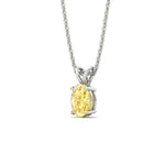 Load image into Gallery viewer, 2-ct-oval-shaped-fancy-lab-grown-vived-yellow-stone-pendant-in-white-gold-fdpd8469ovgvyellowangle2-2.00ct-nl-wg.jpg