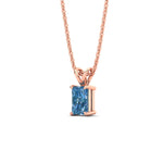Load image into Gallery viewer, 2-ct-radiant-cut-fancy-lab-grown-vived-blue-solitaire-necklace-in-rose-gold-fdpd8469ragvblueangle2-2.00ct-nl-rg.jpg