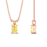 Load image into Gallery viewer, 2-ct-radiant-cut-fancy-lab-grown-vived-yellow-solitaire-necklace-in-rose-gold-fdpd8469ragvyellowangle3-2.00ct-nl-rg.jpg