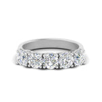 Load image into Gallery viewer, Trellis Five Stone Lab Diamond Band 14K Gold
