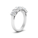 Load image into Gallery viewer, Trellis Five Stone Lab Diamond Band 14K Gold
