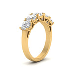 Load image into Gallery viewer, Trellis Five Stone Lab Diamond Band 14K Gold
