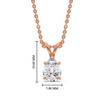 Load image into Gallery viewer, Color Lab Fancy Pear Shaped Diamond Solitaire Pendant