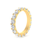 Load image into Gallery viewer, 0.25 - 5 Carat Round Cut Lab Grown Eternity Wedding Band For Women 14k Gold
