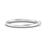Load image into Gallery viewer, 1 MM To 6 MM Comfort Fit Plain Wedding Band
