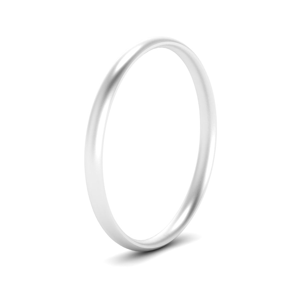 1 MM To 6 MM Comfort Fit Plain Wedding Band
