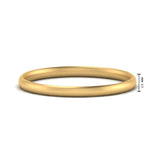 Load image into Gallery viewer, 1 MM To 6 MM Comfort Fit Plain Wedding Band
