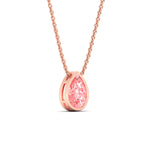 Load image into Gallery viewer, 3-carat-bezel-pear-water-drop-vivid-pink-solitaire-pendant-in-rose-gold-fdpd10538pegvpinkangle3-3.00ct-nl-rg.jpg?v=1787819662