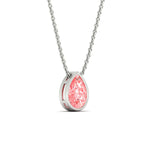 Load image into Gallery viewer, 3-carat-bezel-pear-water-drop-vivid-pink-solitaire-pendant-in-white-gold-fdpd10538pegvpinkangle3-3.00ct-nl-wg.jpg?v=1787819662