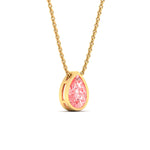 Load image into Gallery viewer, 3-carat-bezel-pear-water-drop-vivid-pink-solitaire-pendant-in-yellow-gold-fdpd10538pegvpinkangle3-3.00ct-nl-yg.jpg?v=1787819662