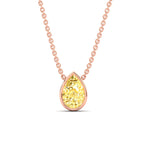 Load image into Gallery viewer, 3-carat-bezel-pear-water-drop-vivid-yellow-solitaire-pendant-in-rose-gold-fdpd10538pegvyellowangle1-3.00ct-nl-rg_a0f334da-2a08-4405-ba2e-bb22a4b9a272.jpg?v=1787819662