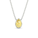 Load image into Gallery viewer, 3-carat-bezel-pear-water-drop-vivid-yellow-solitaire-pendant-in-white-gold-fdpd10538pegvyellowangle1-3.00ct-nl-wg_76a0f89b-c5c9-45a0-b53f-949371b152e0.jpg?v=1787819662