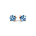 Load image into Gallery viewer, 3-carat-fancy-color-lab-grown-round-vivid-blue-stud-earrings-in-rose-gold-fdear10411rogvblueangle3-3.00ct-nl-rg.jpg?v=1786968026