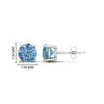 Load image into Gallery viewer, 3-carat-fancy-color-lab-grown-round-vivid-blue-stud-earrings-in-white-gold-fdear10411rogvblueangle2-3.00ct-nl-wg-hw.jpg?v=1786968026