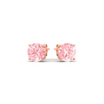 Load image into Gallery viewer, Fancy Lab Colored Diamond Round Cut Stud Earring